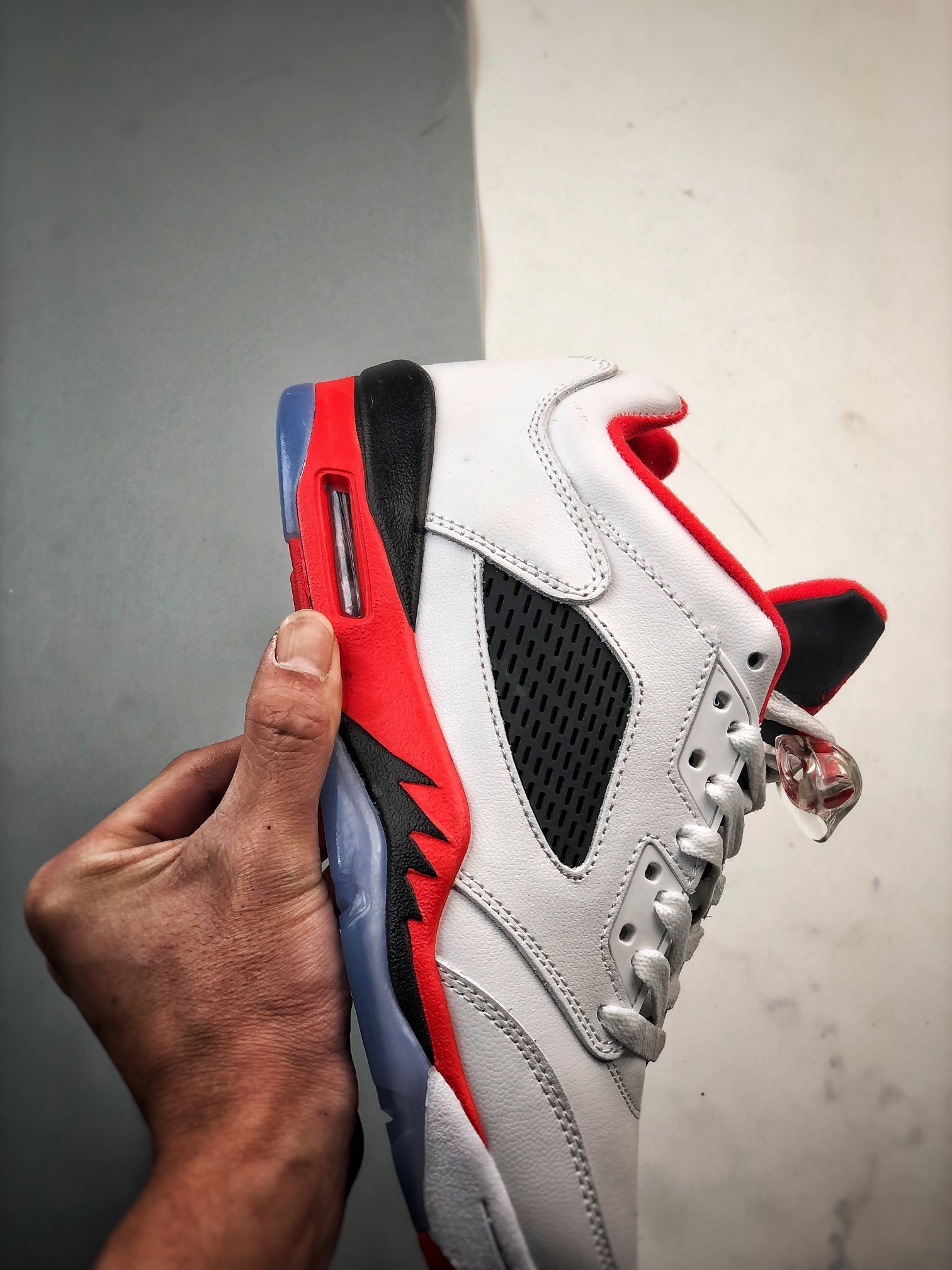 Air Jordan 5 Retro low fire red - immagine 7