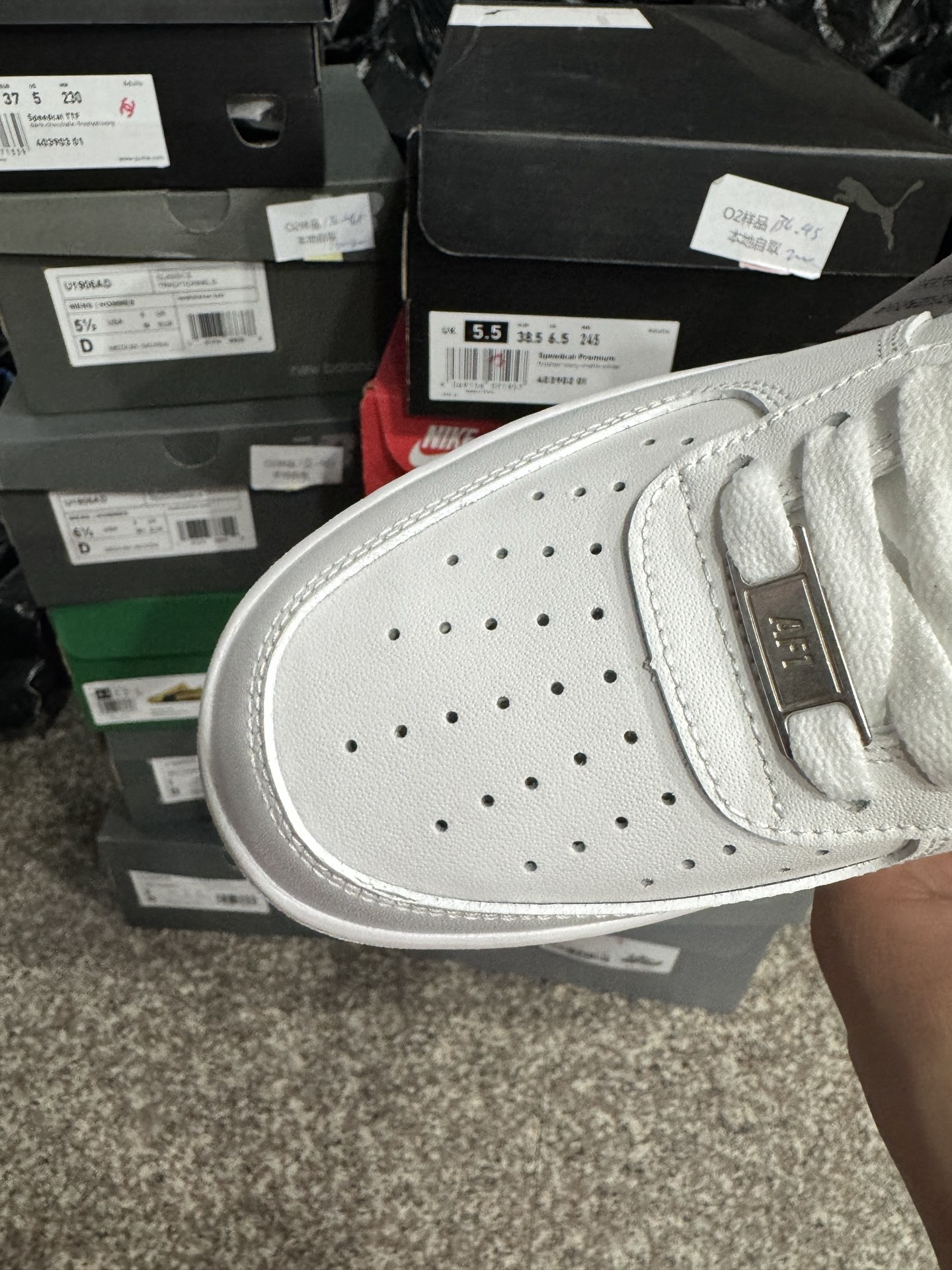 Nike Air Force 1 Low Personalizzata con glitter - immagine 7