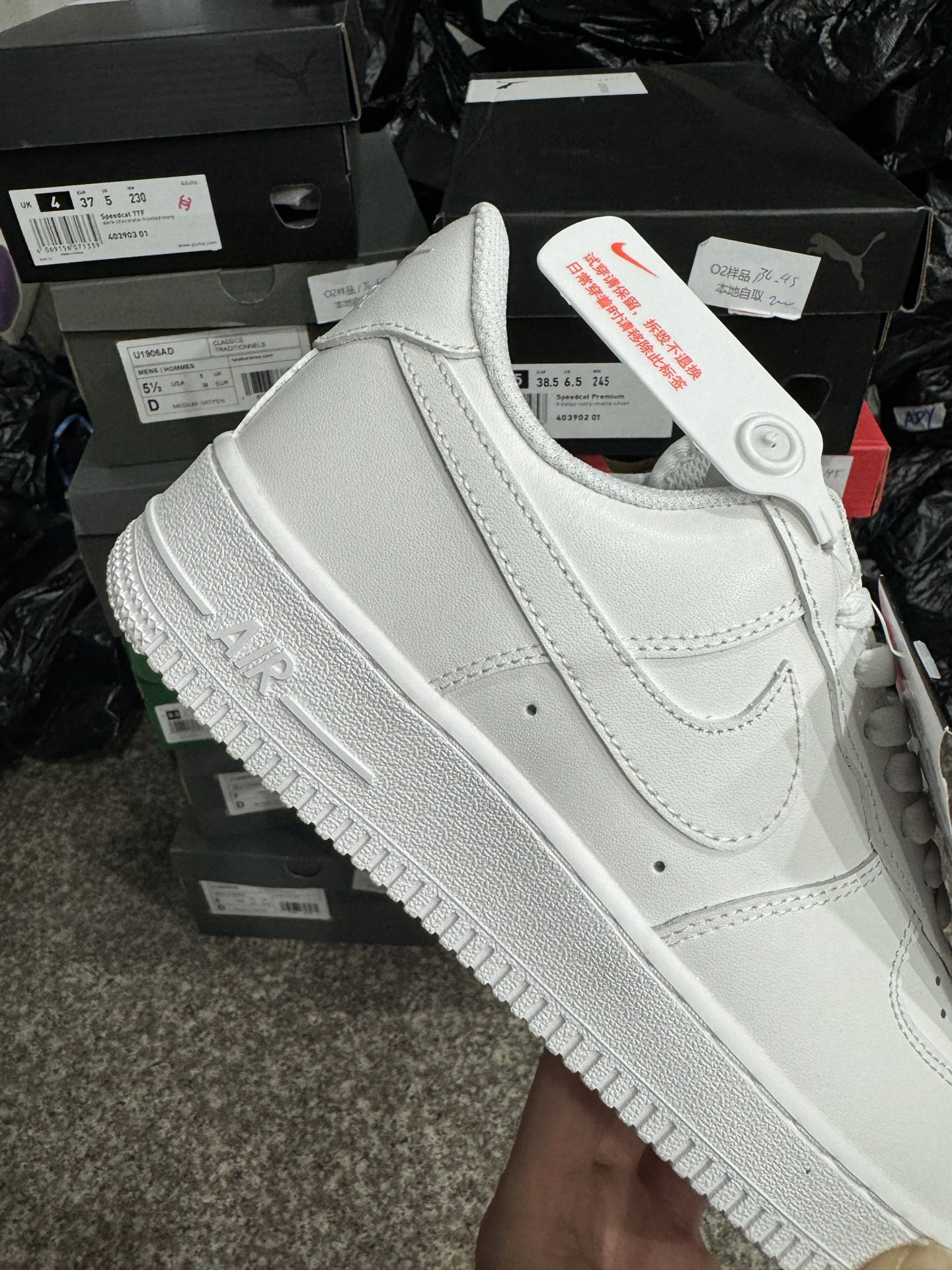 Nike Air Force 1 Low Personalizzata con glitter - immagine 8
