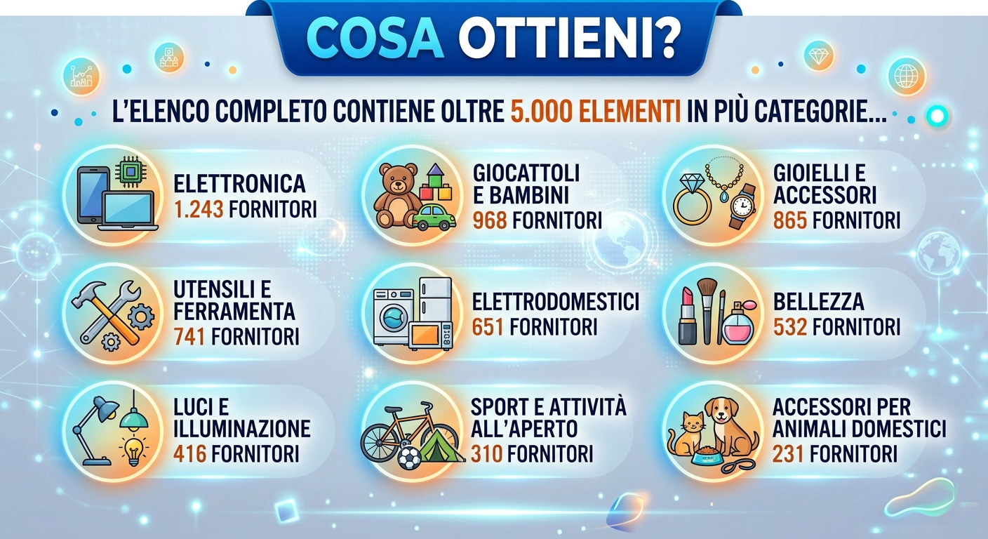 Lista Fornitori Dropshipping Per Vendere su Vinted,Amazon,Ebay,Facebook Marketplace