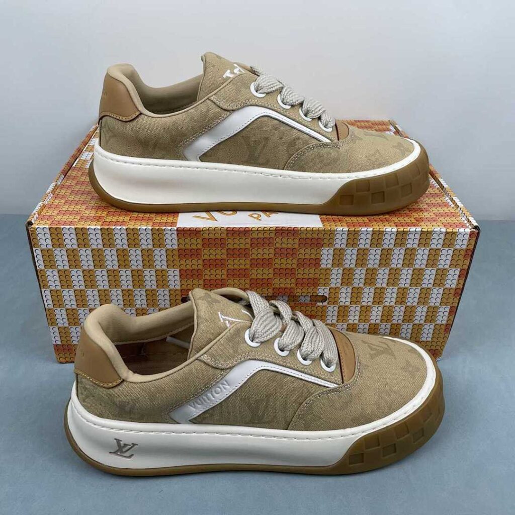 LOUIS VUITTON Olympia Sneaker apricot