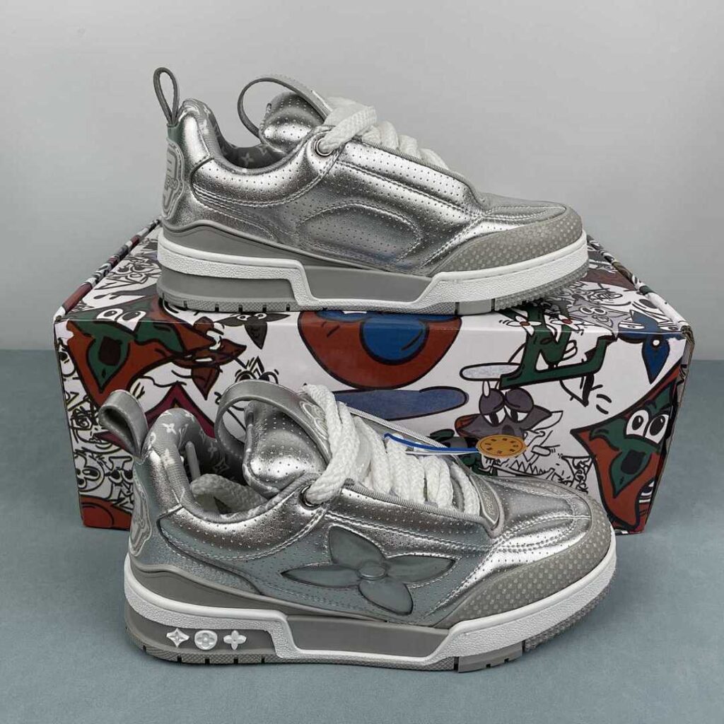 LV Trainer Sneaker AE5U3BMI61N355 Silver