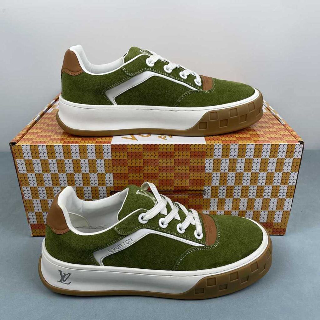 LV Skate Sneaker AE5U3BMI61N400 Green White