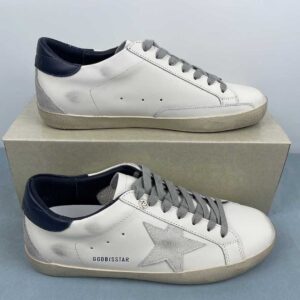 Golden Goose G36WS602.A1 White and Dark Blue
