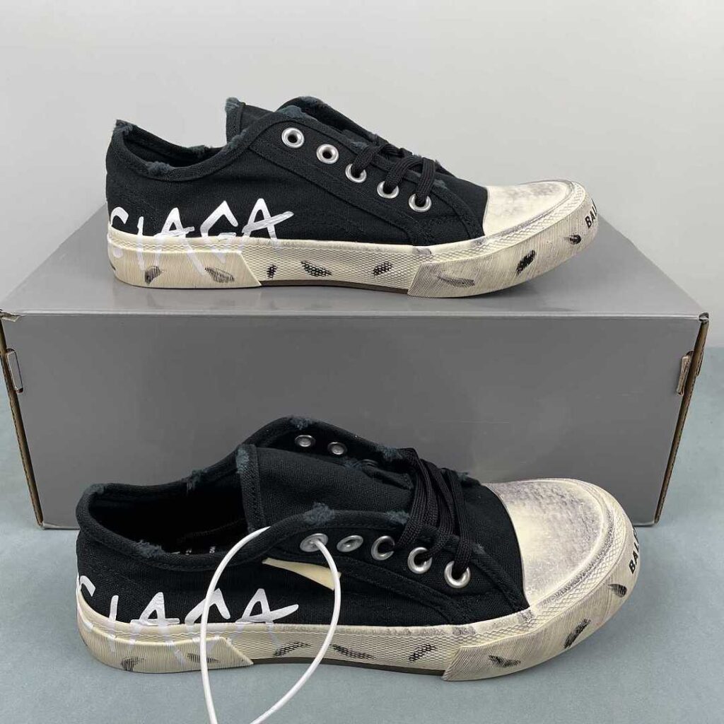 Balenciaga Paris Mid Sneaker Black/White 688757 W3RR5 1099