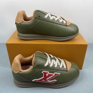 Louis Vuitton Rush Sneaker Runner Verde Militare Olive Green