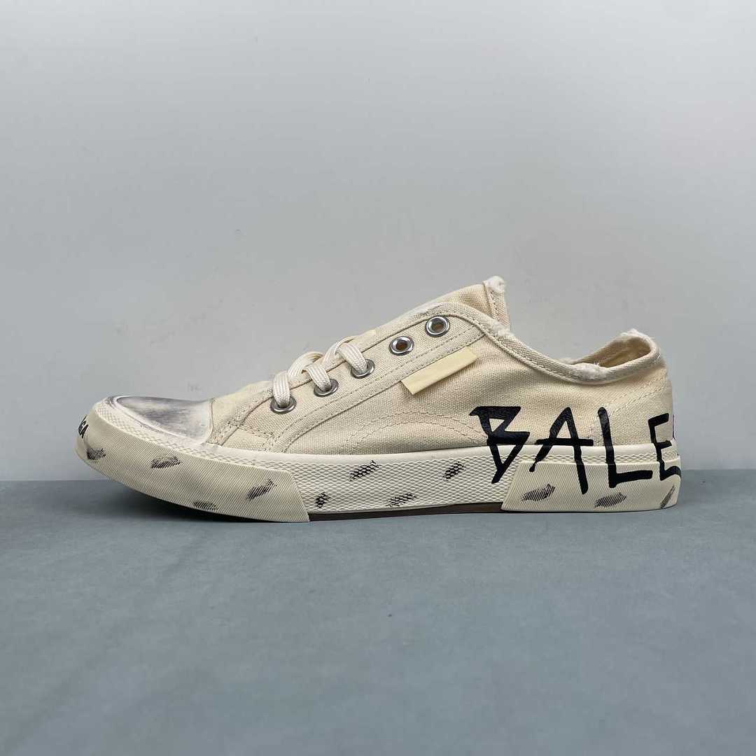 Balenciaga Paris Mid Sneaker Beige 688754 W3RR5 9010 - immagine 16