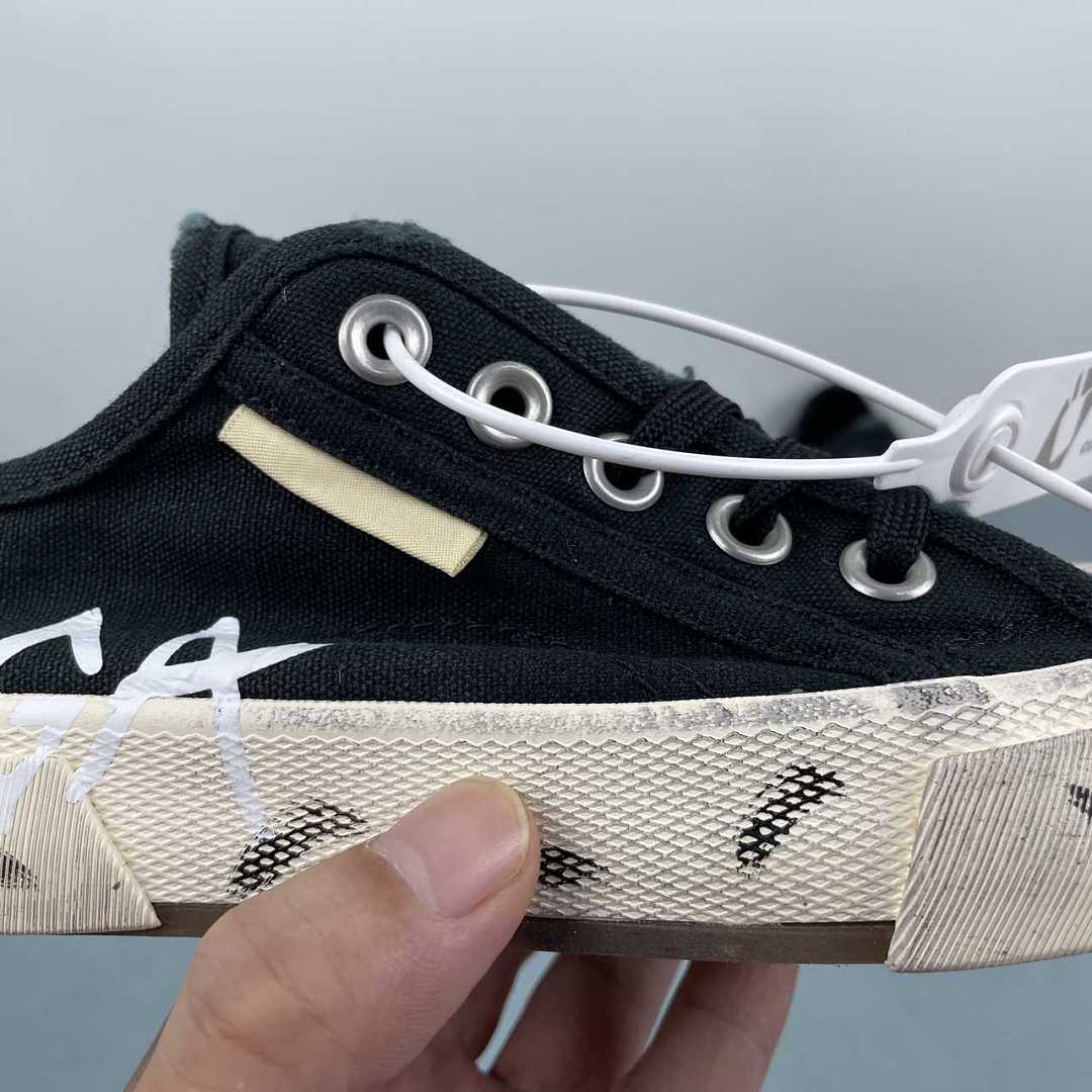 Balenciaga Paris Mid Sneaker Black/White 688757 W3RR5 1099 - immagine 7