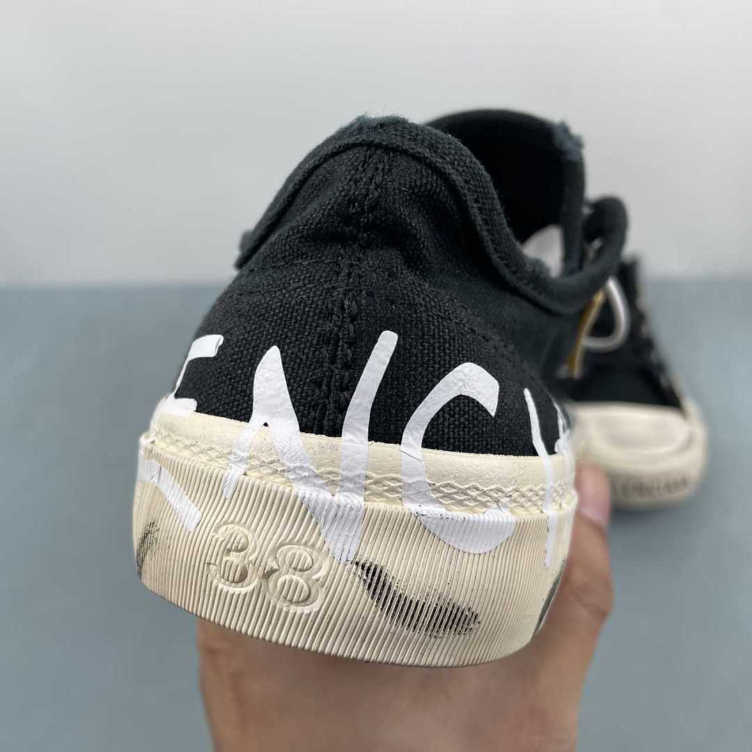 Balenciaga Paris Mid Sneaker Black/White 688757 W3RR5 1099 - immagine 8