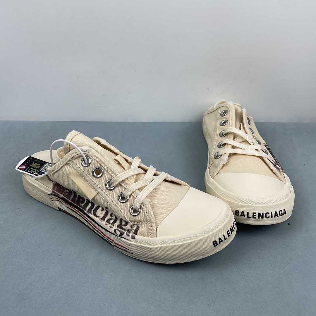 Balenciaga Paris Low Sneaker Beige 693952 W3PS1 9016 - immagine 9